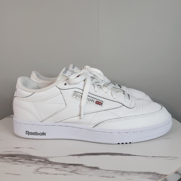 Reebok Club C 85 White Classic Sneakers Size 10 - Picture 4 of 6